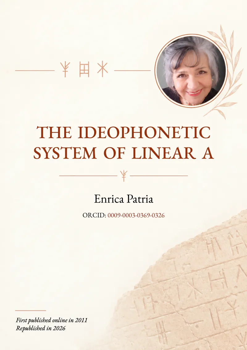 First page of “The Ideophonetic System of Linear A”